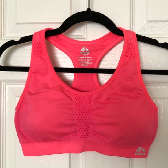 RBX Sports Bra - Hot Pink - Size Medium - Picture 1 of 5